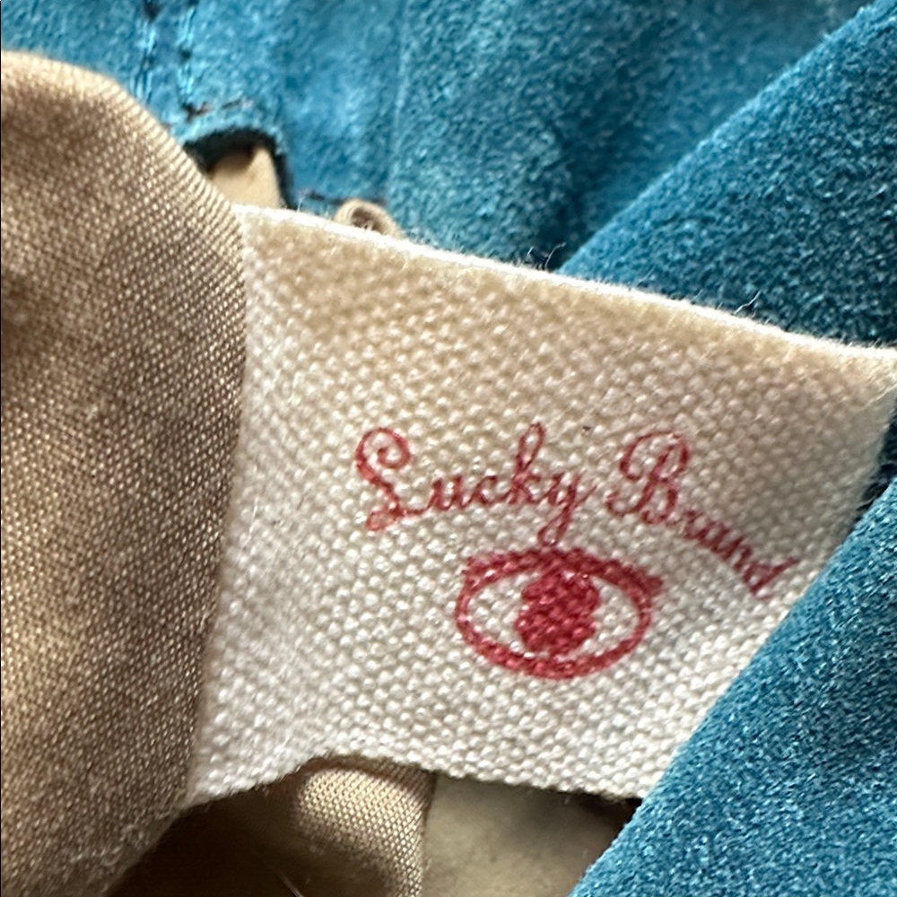 Boho Butterfly Canvas Tote | Slouchy Leather Trim · Lucky Brand - Picture 15 of 16